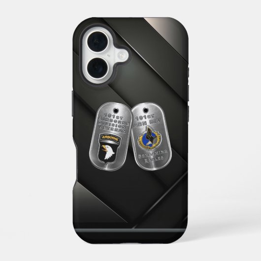 101st Airborne Divisie  iPhone 16 Hoesje (Achterkant)