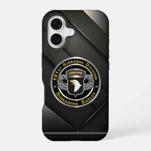 101st Airborne Divisie iPhone 16 Hoesje (Achterkant)
