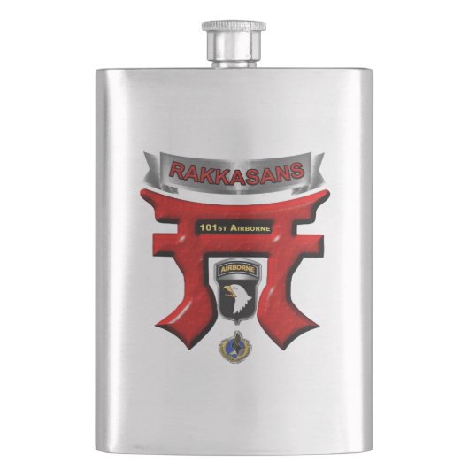101st Airborne Divisie “Rakkasans” Flacon (Voorkant)
