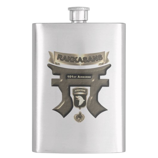 101st Airborne Divisie “Rakkasans” Fles Flacon (Voorkant)