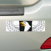 101st Airborne Divisie "Screaming Eagles" Bumpersticker (Op auto)