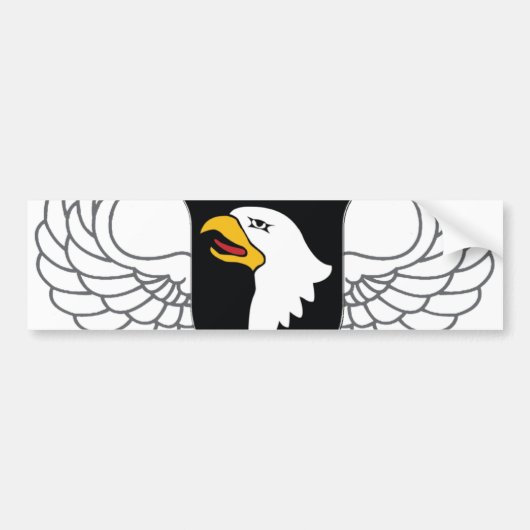 101st Airborne Divisie "Screaming Eagles" Bumpersticker (Voorkant)