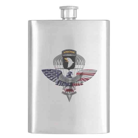101st Airborne Divisie “Screaming Eagles” Flacon (Voorkant)