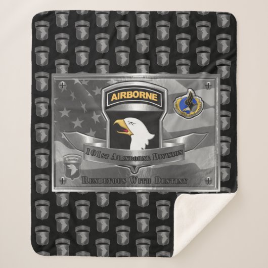 101st Airborne Divisie Sherpa Deken (Voorkant)