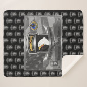 101st Airborne Divisie Sherpa Deken (Voorkant (horizontaal))