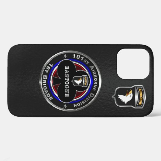 101st Airborne Division 1st Brigade "Bastogne" Case-Mate iPhone Case (Achterkant (horizontaal))