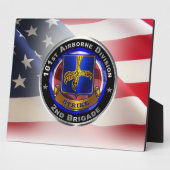 101st Airborne Division 2de Brigade Fotoplaat (Zijkant)