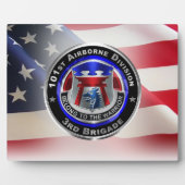 101st Airborne Division 3e Brigade Fotoplaat (Voorkant)