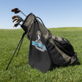 101st Airborne Division CIB Golfhanddoek (Groen)