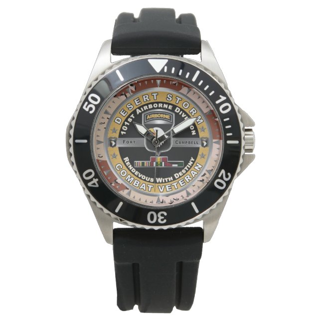 101st Airborne Division Desert Storm  Horloge (Voorkant)