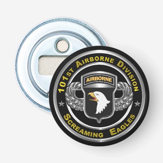 101st Airborne Division Fort Campbell Button Flesopener (Voorkant)