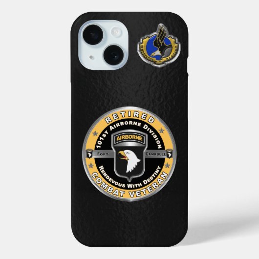 101st Airborne Division Gepensioneerd Case-Mate iPhone Case (Achterkant)