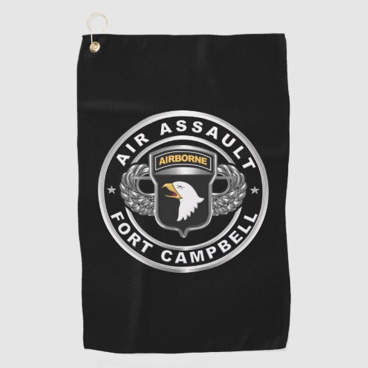 101st Airborne Division Golf Handdoek (Voorkant)