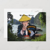 101st Airborne Division NAM Patch Briefkaart (Voorkant / Achterkant)