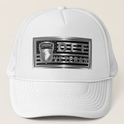 101st Airborne Division Operatie Enduring Freedom Trucker Pet (Voorkant)