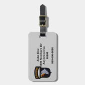 101st Airborne Division Patch bagagelabel (Voorkant verticaal)