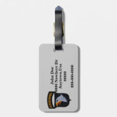 101st Airborne Division Patch bagagelabel (Achterkant verticaal)