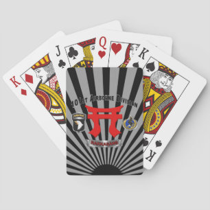 101st Airborne Division Rakkasans Pokerkaarten
