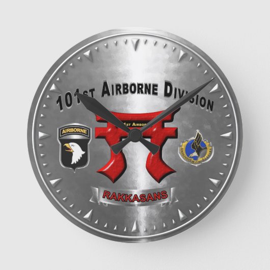 101st Airborne Division Rakkasans Ronde Klok (Voorkant)