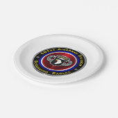 101st Airborne Division Screaming Eagles Custom Papieren Bordje (Gekanteld)