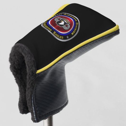 101st Airborne Division “Screaming Eagles” Vleugel Golfheadcover (3/4 voorkant)