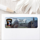 101st Airborne Division Vietnam Patch Etiket (Insitu)