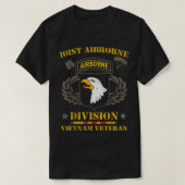 101st Airborne Division Vietnam Veteran Tshirt, Ve T-shirt (Design voorkant)