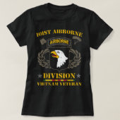 101st Airborne Division Vietnam Veteran Tshirt, Ve T-shirt (Design voorkant)