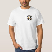 101st Airborne Recondo White T-Shirt (Voorkant)