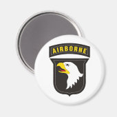 101st Airborne Screaming Eagle Emblem Magneet (Voorkant / Achterkant)