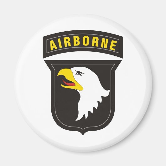 101st Airborne Screaming Eagle Emblem Magneet (Voorkant)