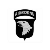 101st Airborne Screaming Eagles Veterans Dierenart Rubberstempel (Afrduk)