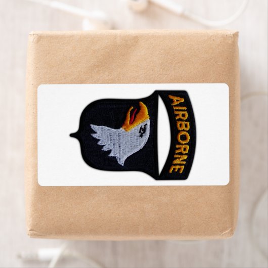 101st Airborne Screaming Eagles Veterans LRPS Etiket (Insitu)