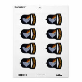 101st Airborne Screaming Eagles Veterans LRPS Etiket (Full Sheet)