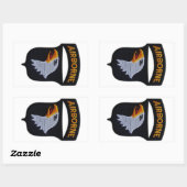 101st Airborne Screaming Eagles Veterans LRPS Rechthoekige Sticker (Vel)