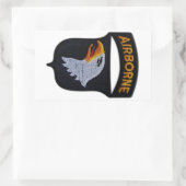 101st Airborne Screaming Eagles Veterans LRPS Rechthoekige Sticker (Tas)