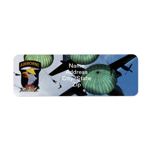 101ste ABN-oorlog tegen luchtaanvallen, waarbij de Etiket (Voorkant)