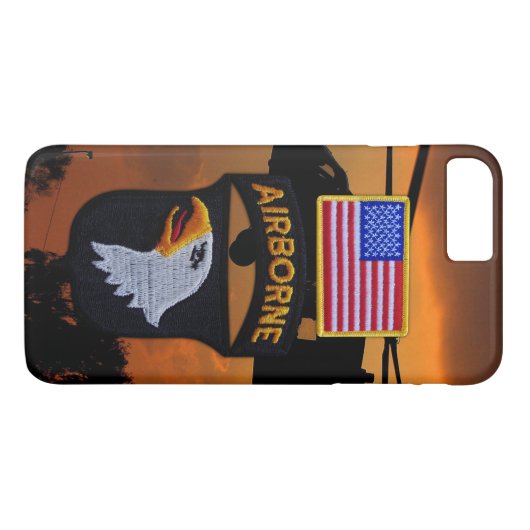 101ste boorddiagnosespantserveteranen Case-Mate iPhone case (Achterkant (Horizontaal))