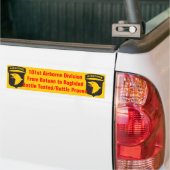 101STE BUMPERSTICKER VOOR DE LUCHTVAARTAFDELING (Op Truck)