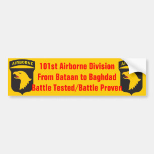 101STE BUMPERSTICKER VOOR DE LUCHTVAARTAFDELING