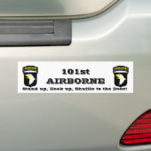 101ste luchtbrug bumpersticker (Op auto)