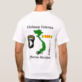 101ste luchtbrug t-shirt (Achterkant)