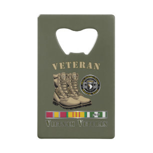 101ste Luchtlandingdivisie Vietnam Veteraan  Creditkaart Flessenopener