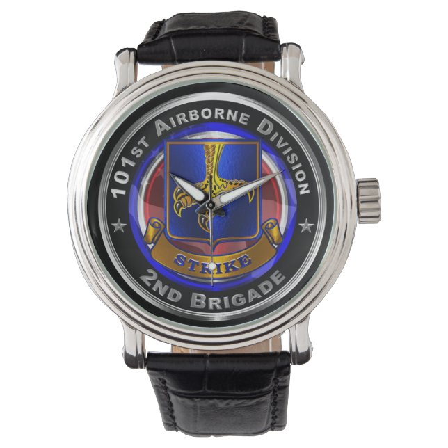 101ste Luchtlandingsdivisie 2de Brigade ‘STRIKE’ Horloge (Voorkant)