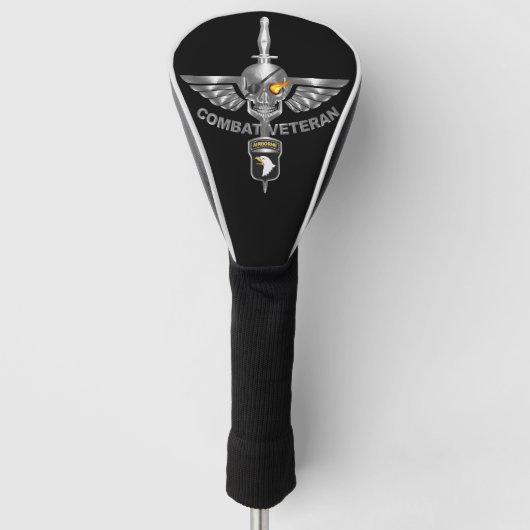101ste Luchtlandingsdivisie "Combat Veteran" Golfheadcover (Voorkant)