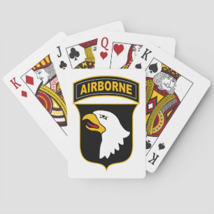 101ste Luchtlandingsdivisie Militair Veteraan Pokerkaarten