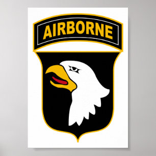 101ste Luchtlandingsdivisie Militair Veteraan Poster