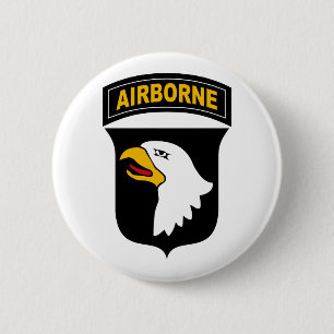 101ste Luchtlandingsdivisie Militair Veteraan Ronde Button 5,7 Cm