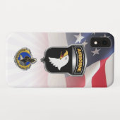 101ste Luchtlandingsdivisie “Screaming Eagles” Case-Mate iPhone Case (Achterkant (horizontaal))