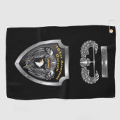 101ste Luchtlandingsdivisie “Screaming Eagles” Golfhanddoek (Horizontaal)